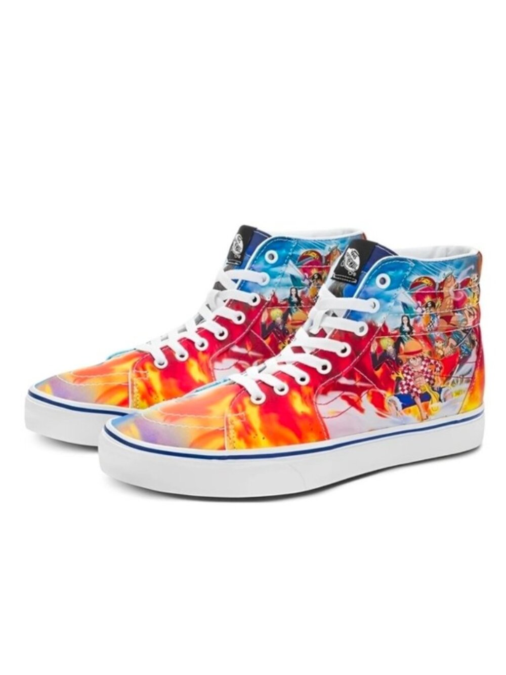 Vans SK8 Hi X One Piece Punk Hazard Multicolor Women 7.5 VN0007NS448 0826